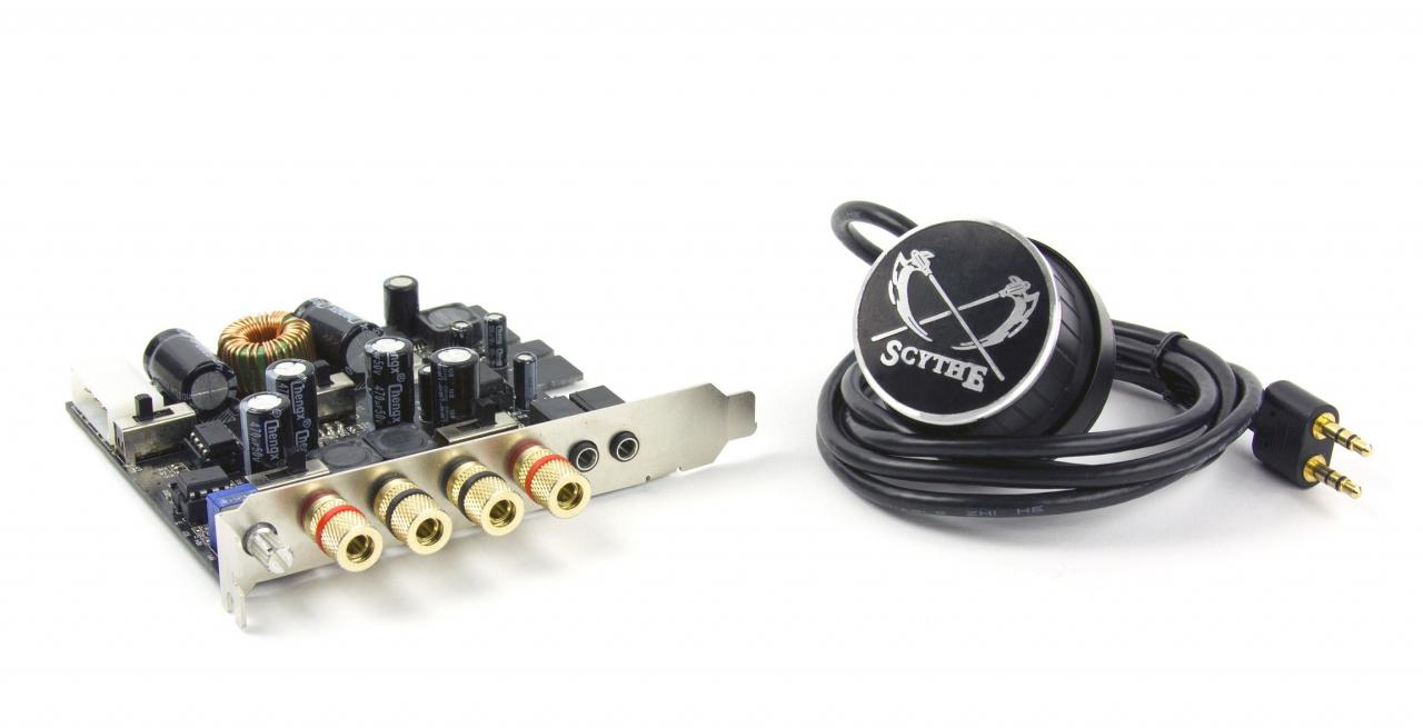 [28/08/2011] IFA 2011: Scythe präsentiert Mini-Verstärker für Laufwerksschächte und eine PCI-Slot-Variante für Subwoofer (3)