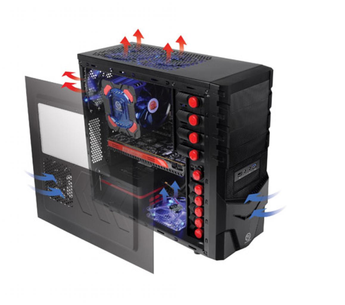 [13/08/2011] Thermaltake: Spacecraft VF-I-Gehäuse mit Raumschiff-Anleihen vorgestellt (9)