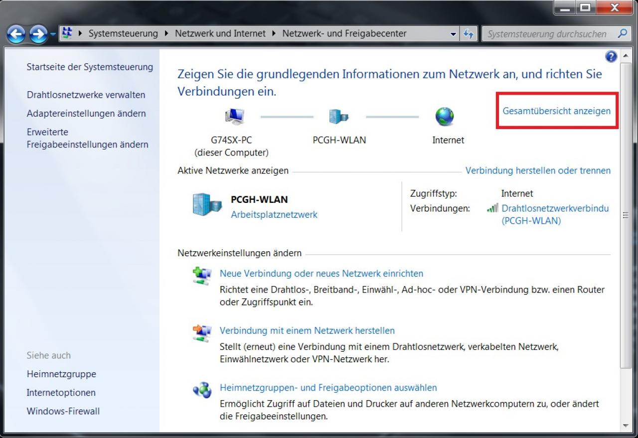 [09/08/2011] Netzwerk anzeigen: Einen recht guten Einblick in Ihre bestehende Netzwerkarchitektur erhalten Sie, wenn Sie unter 