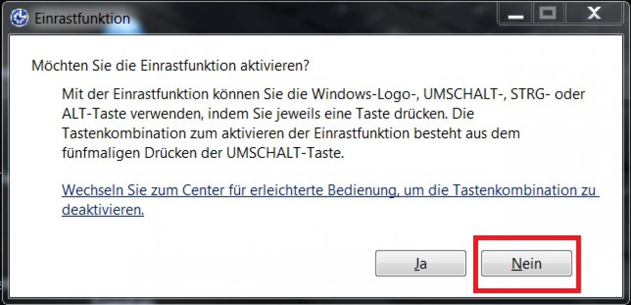 [09/08/2011] Einrastfunktion abschalten: In Spielen kann es vorkommen, dass Sie die 