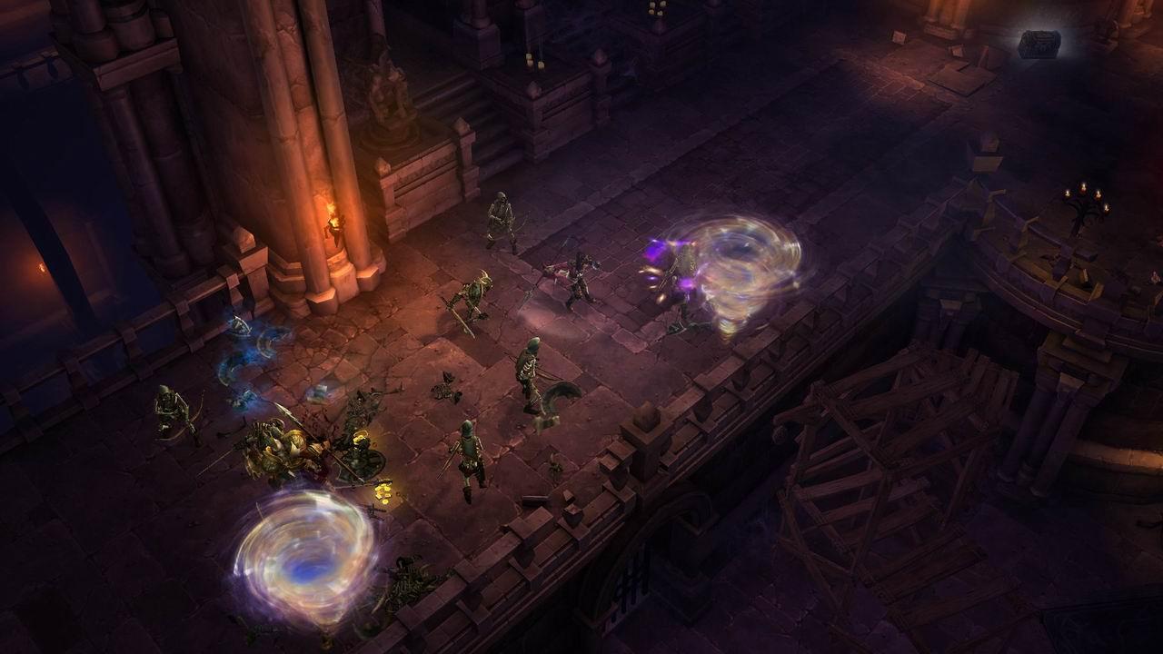 [18/08/2011] Wizard fighting skeletons in the Cathedral
