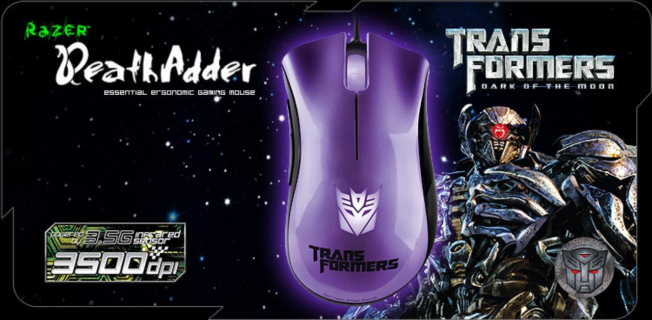 [06/08/2011] 60 Euro: Transformers 3 Razer DeathAdder