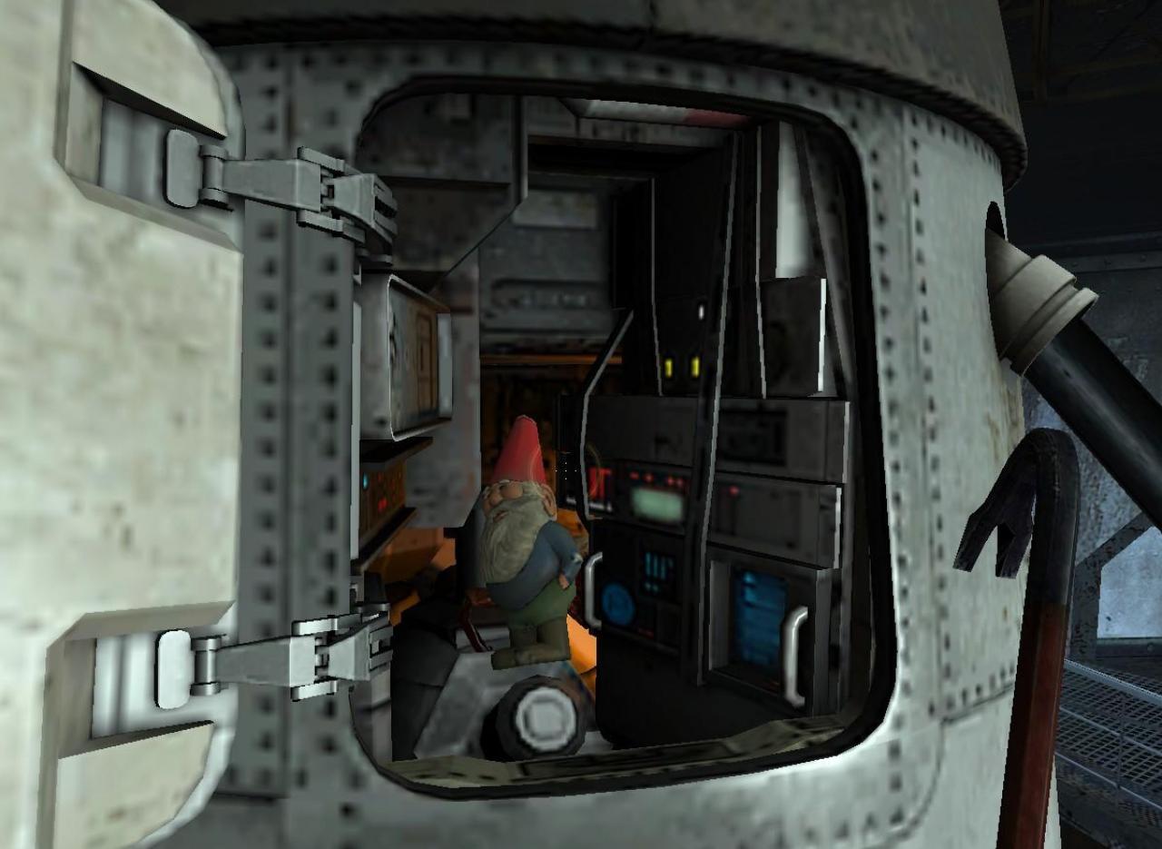 [23/09/2011] In Half Life 2 - Episode Two bekommen Sie ein Achievement, wenn Sie den Gartenzwerg das ganze Spiel über im Rucksack mit sich führen und am Ende mit der Rakete abschießen.