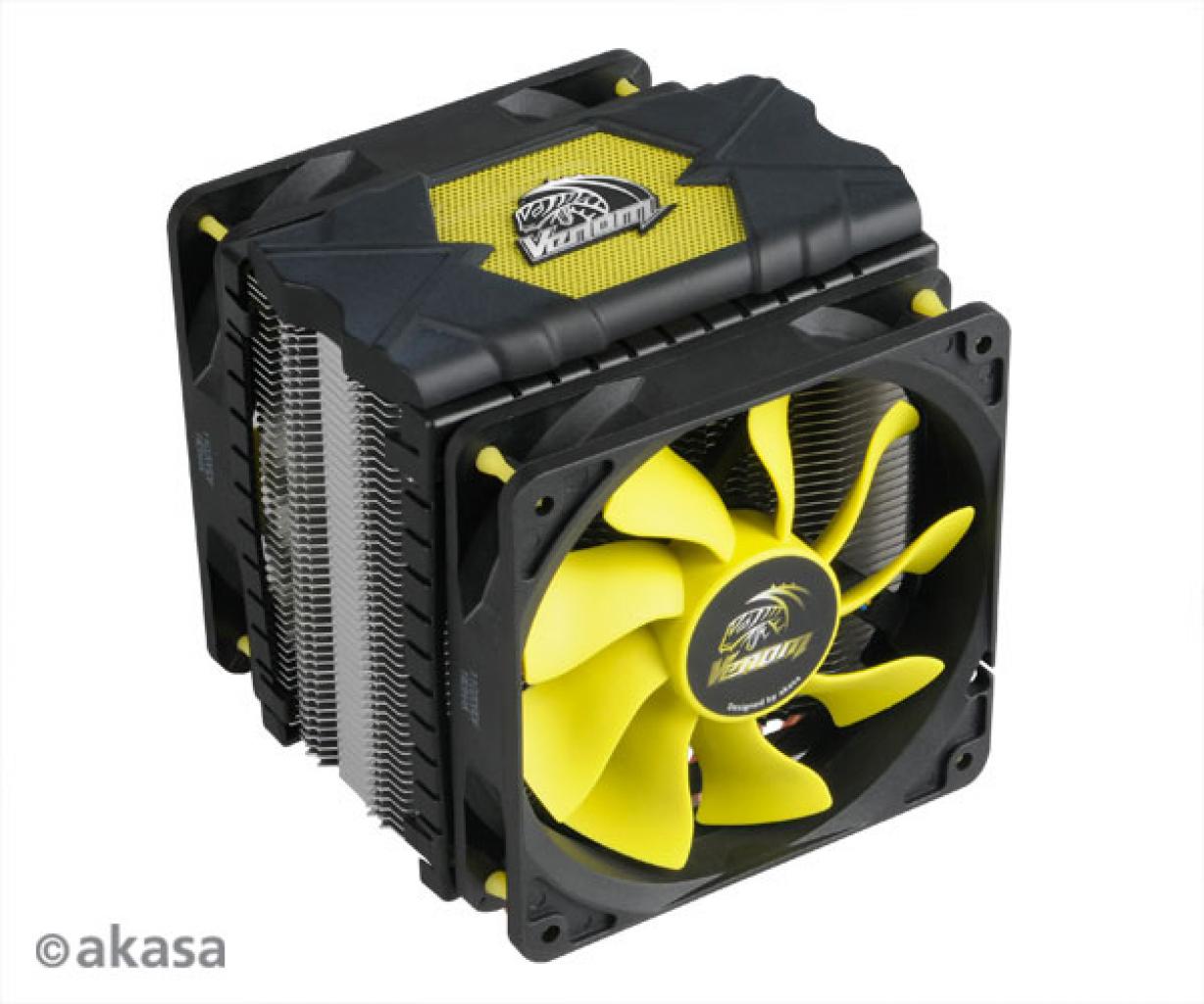 [16/09/2011] Akasa Venom Voodoo: CPU-Kühler mit sechs Direct-Touch-Heatpipes und Doppelbelüftung (2)