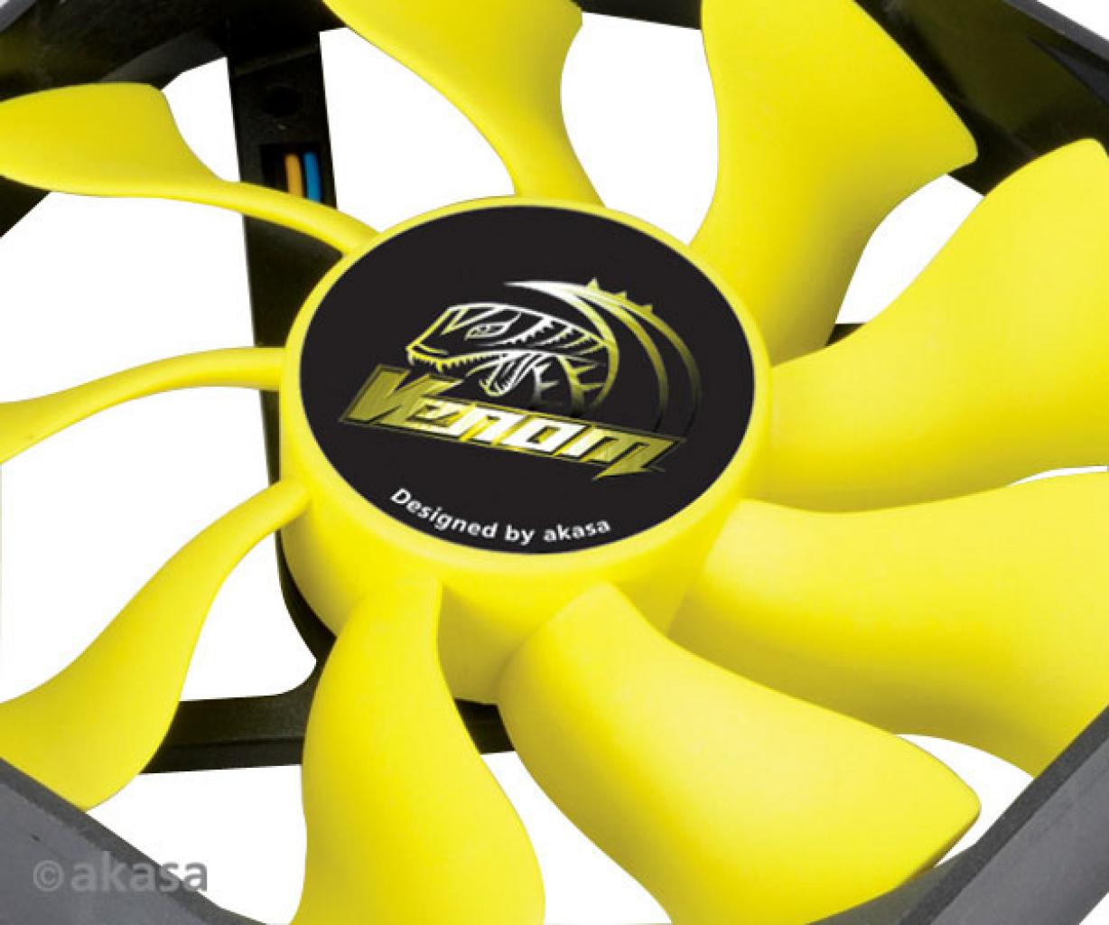 [16/09/2011] Akasa Venom Voodoo: CPU-Kühler mit sechs Direct-Touch-Heatpipes und Doppelbelüftung (3)
