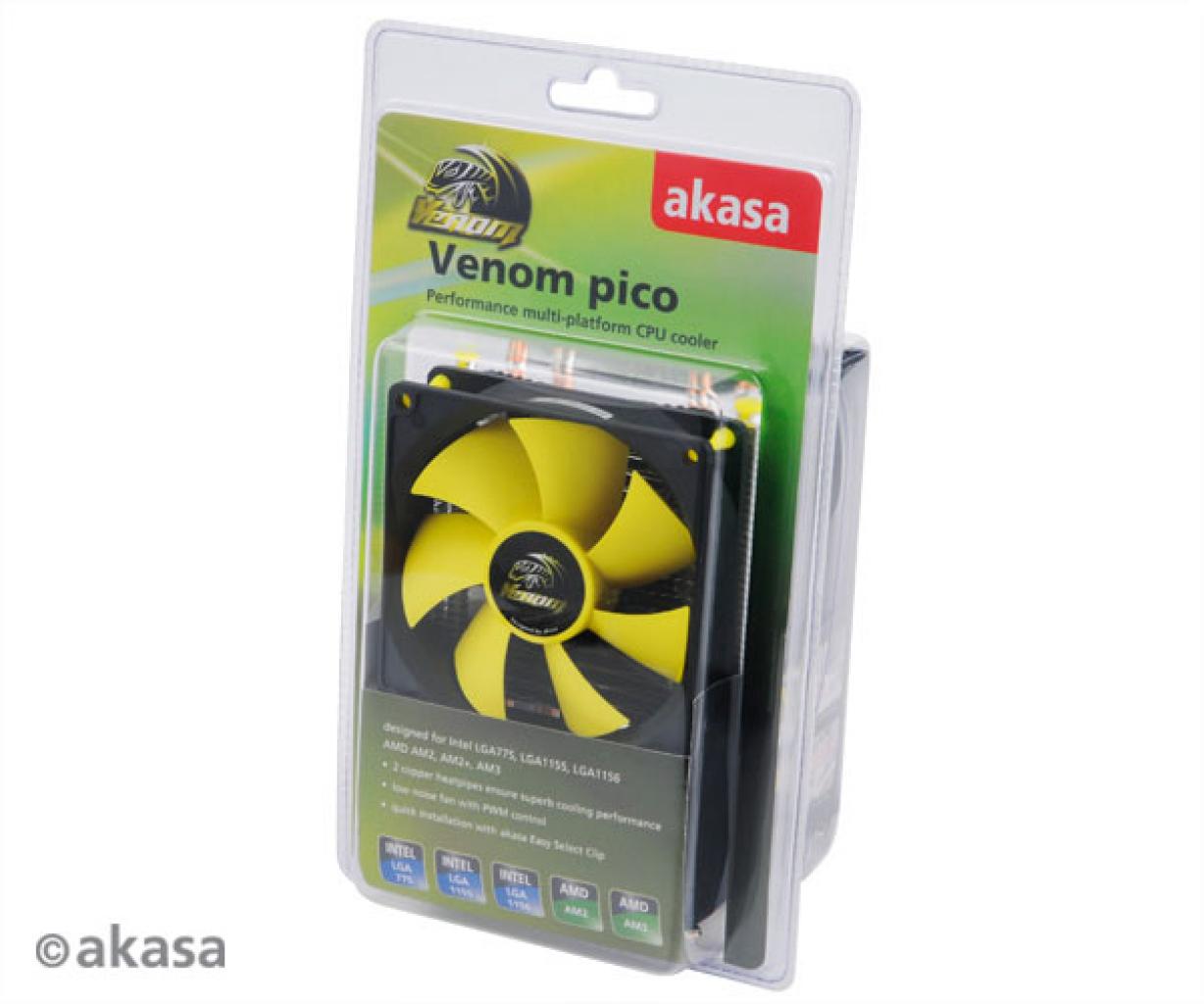 [23/09/2011] Akasa Venom Pico: Kleiner Vertreter der CPU-Kühler-Reihe (6)