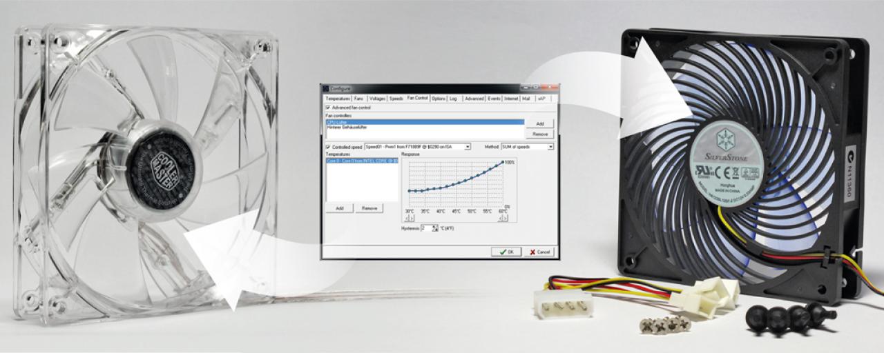 [28/09/2011] Mobo-Lüftersteuerung: Eine gute Lüftersteuerung schont Nerven und Hardware. Mit unseren Tipps lässt sich eine mittelmäßige Steuerung deutlich optimieren - und eine gute wird sogar noch besser.