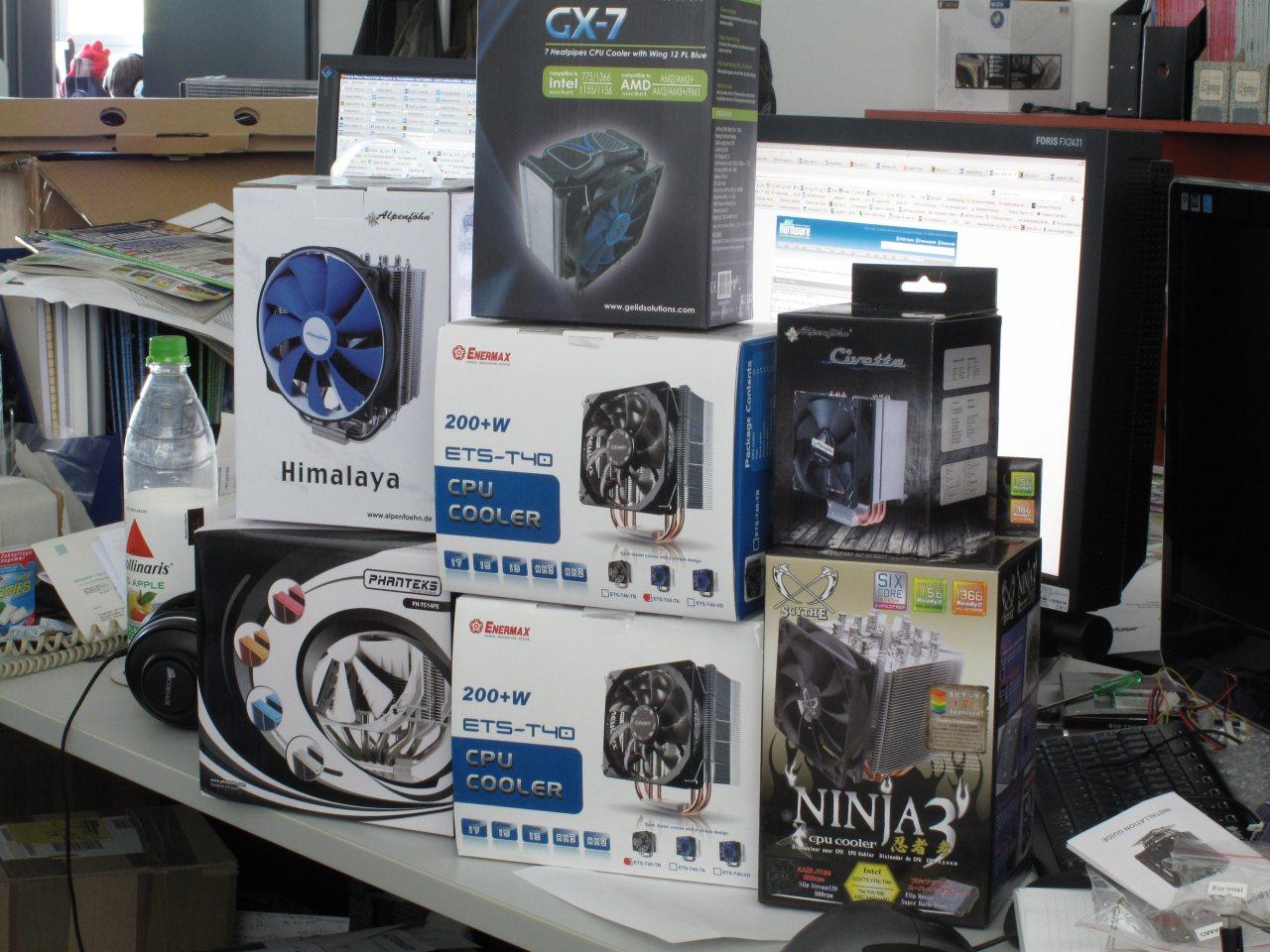 [30/09/2011] CPU-Kühler, CPU-Kühler, CPU-Kühler, CPU-Kühler, CPU-Kühler, CPU-Kühler ... Stephan freut sich!