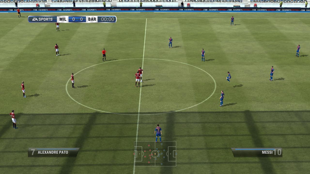 [14/09/2011] FIFA 12: Minimalgrafik geeignet für Core 2 Duo @ 1,8 GHz/ Shader Model-3-Grafikkarte mit 256 MiB VRAM