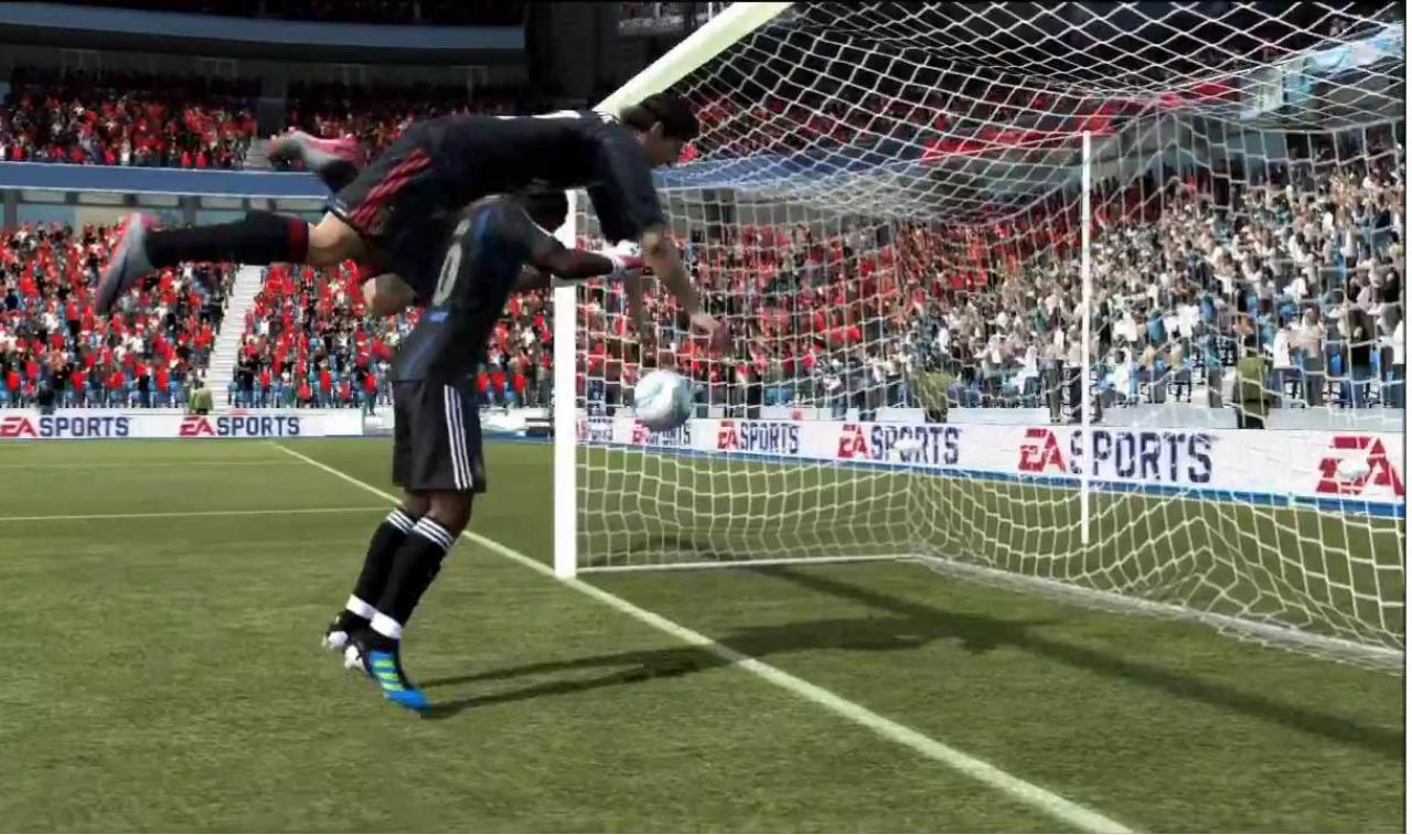 [26/09/2011] KI und Physik: FIFA 12 Contra - Teilweise Aussetzer bei der Impact Engine sorgen für skurile Momente. Außerdem kann die Ballphysik bei Schüssen nicht überzeugen, die KI erlaubt sich kaum Schnitzer, wirkt allerdings etwas zu statisch.