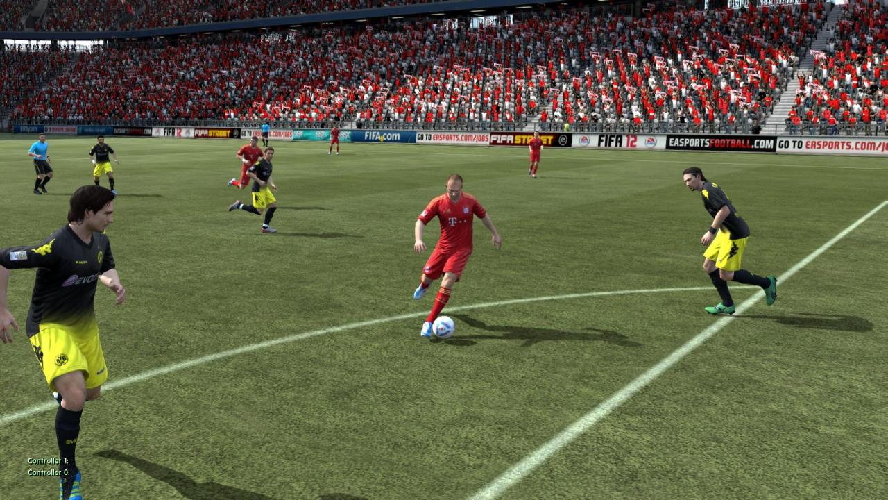 [26/09/2011] Jahrelang konnte man über FIFA am PC meckern, doch 2011 macht EA den Wunsch endlich wahr: neue Engine mit ansprechender Grafik und erhabenen Gameplay. FIFA 12