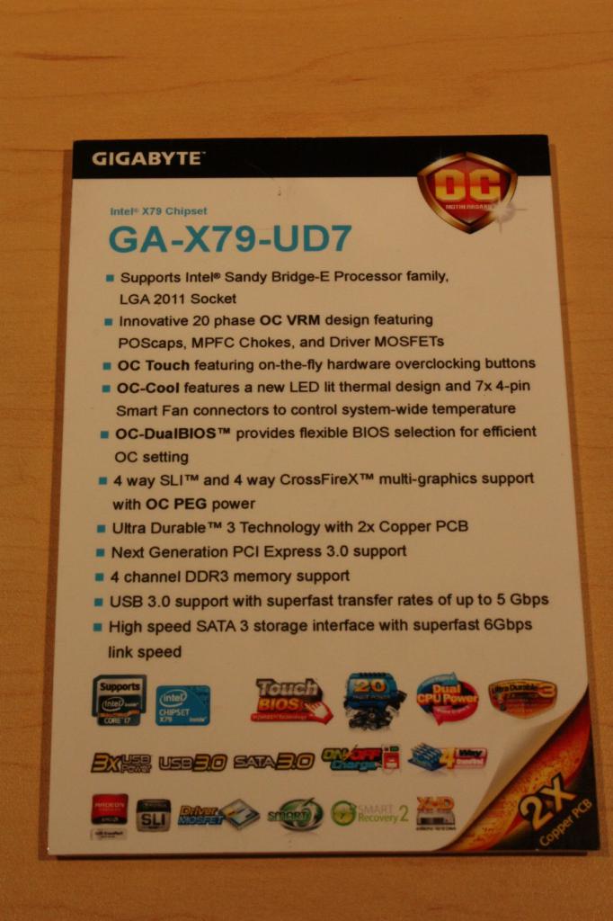 [15/09/2011] Gigabyte GA X79 UD7 IDF 7575