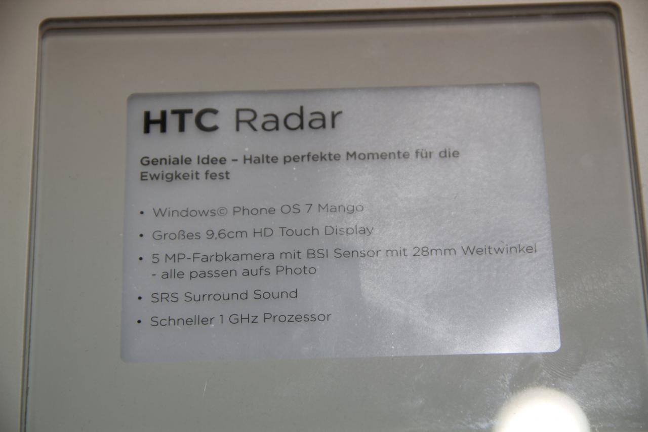 [05/09/2011] HTC Radar 2 