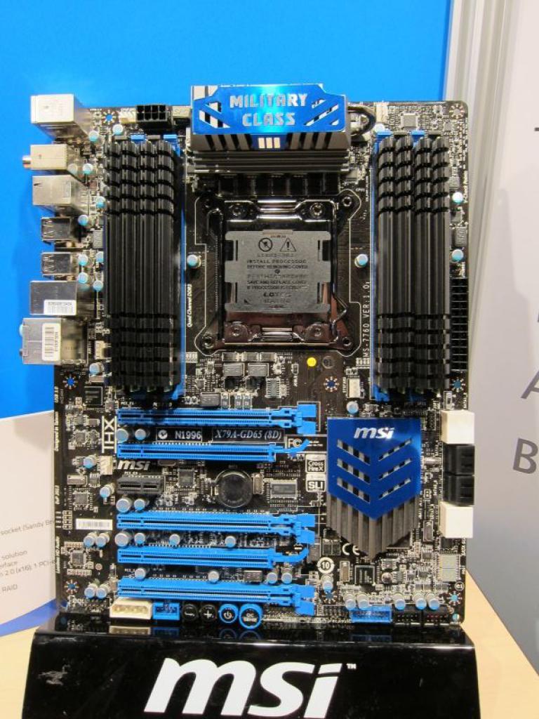 [14/09/2011] MSI mit drei X79-Mainboards für Sandy Bridge E auf dem IDF (2)
