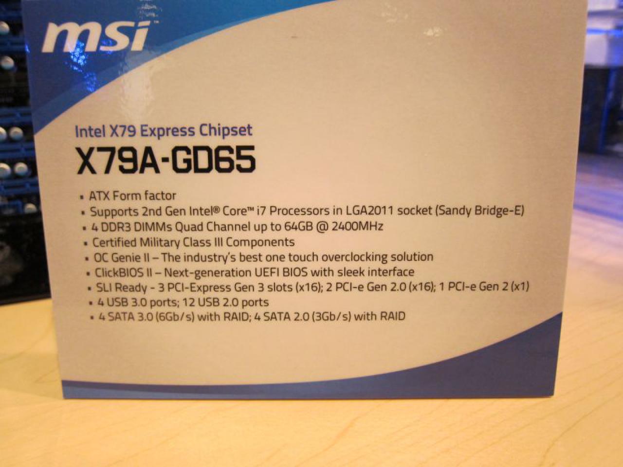 [14/09/2011] MSI mit drei X79-Mainboards für Sandy Bridge E auf dem IDF (3)