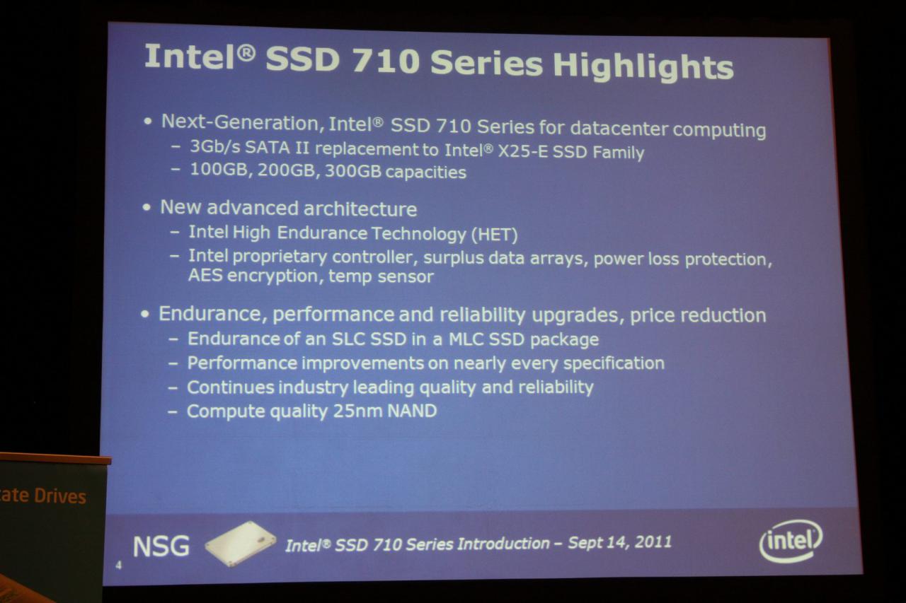 [15/09/2011] IDF 2011: Intel Solid-State Drive 710 Serie (2)