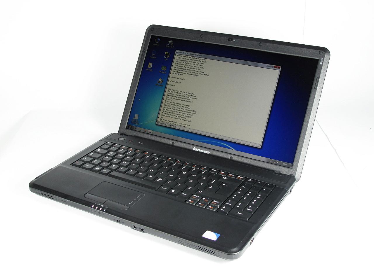 [09/09/2011] Lenovo G550: Anno 2010 sind 350-Euro-Notebooks besser als ihr Ruf. Markenzeichen: 5 Stunden Akkulaufzeit und eine Dualcore-CPU bei rund 2,5 Kilogramm in Hartplastikform.