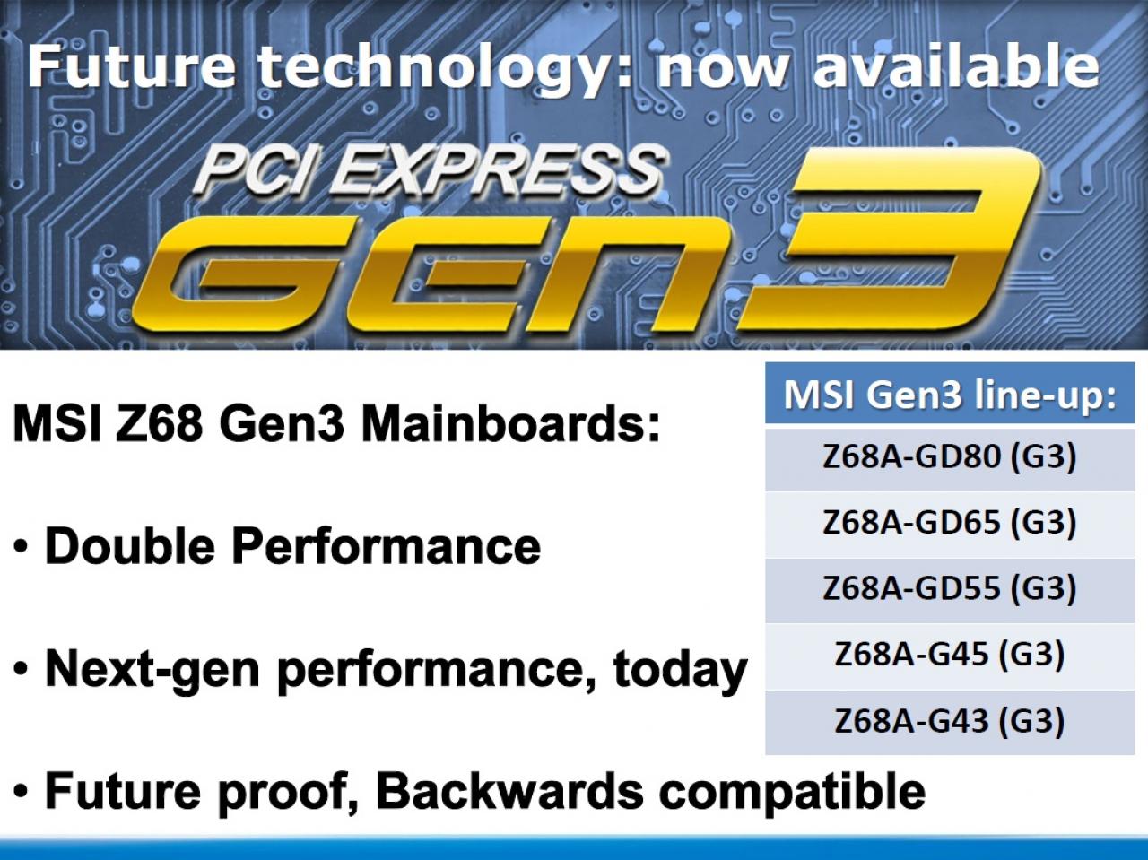 [09/09/2011] MSI schießt gegen Gigabyte: Deren PCI-E-3.0-Boards würden nur PCI-E 2.0 beherrschen (12)
