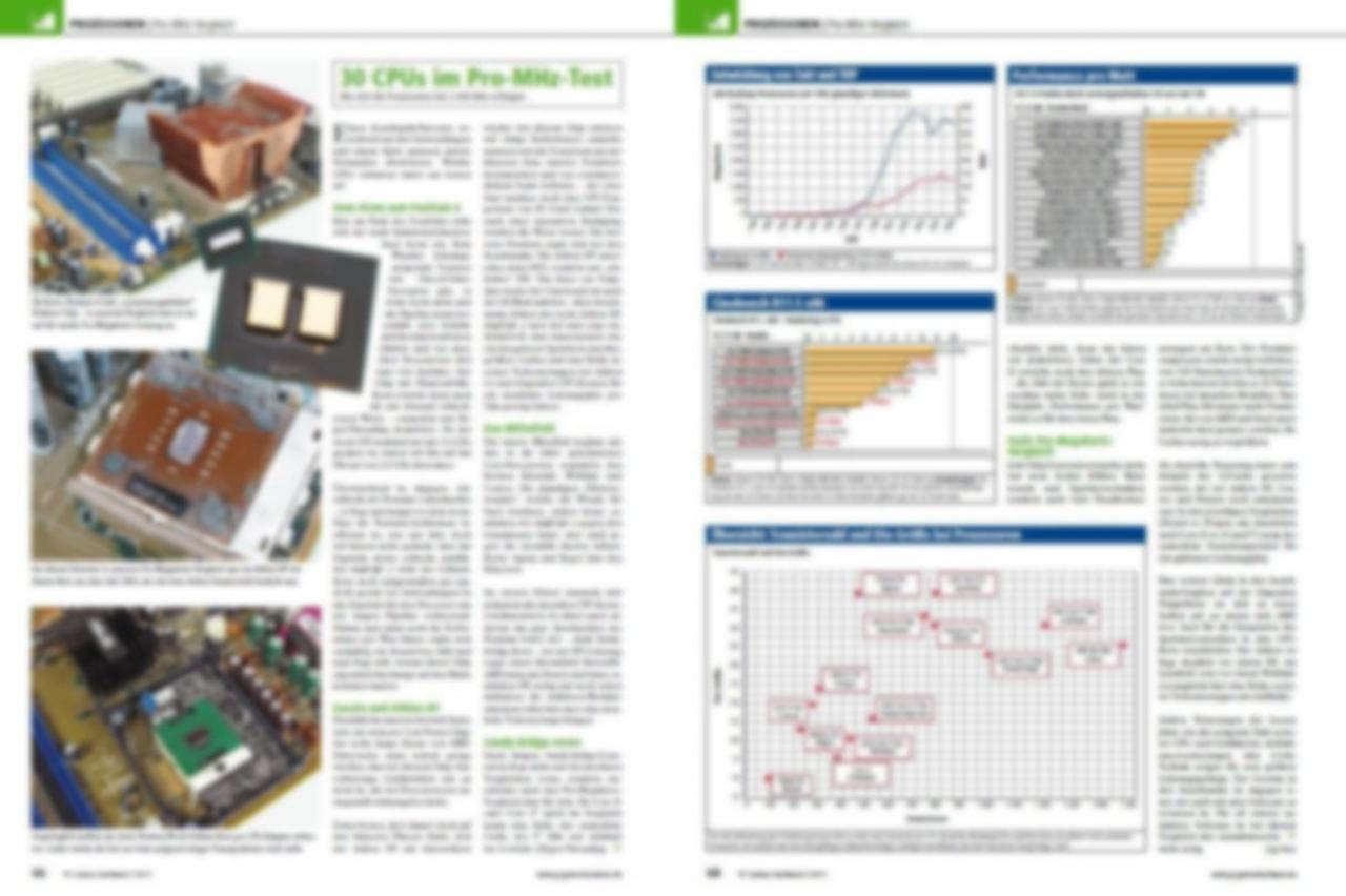 [06/09/2011] Pro-MHz-Leistung mit 30 CPUs geprüft - Vorschau auf PCGH 10/20 (2)