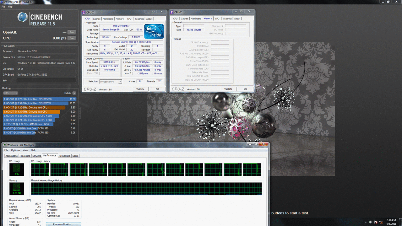 [08/09/2011] Sandy Bridge E: Umfangreiche Benchmarks eines Core i7-3930K aufgetaucht