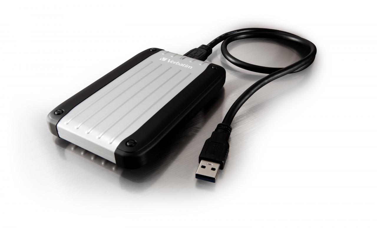 [03/09/2011] Die robuste externe USB-3.0-Festplatte mit dem grünen Knopf - Verbatim Store 'n' Go Traveller (3)