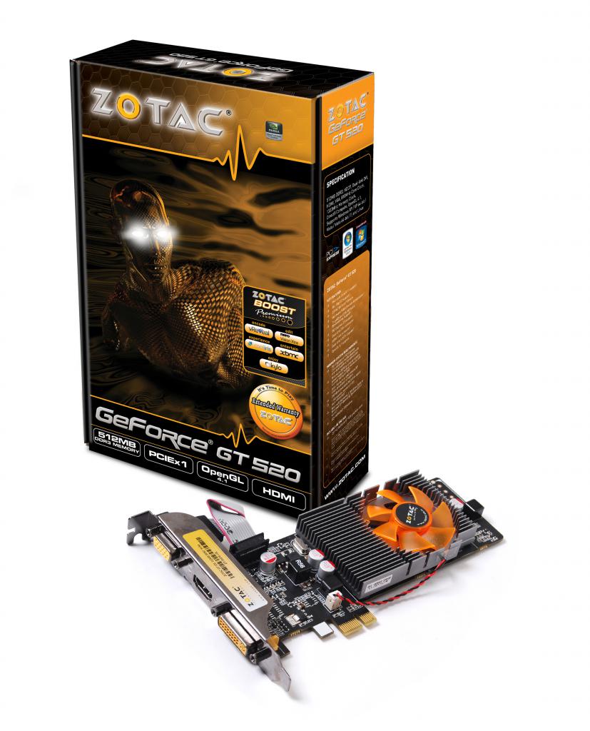 [28/09/2011] Zotac Gefoce GT 520 mit PCI und PCI-E-x1 vorgestellt (6)