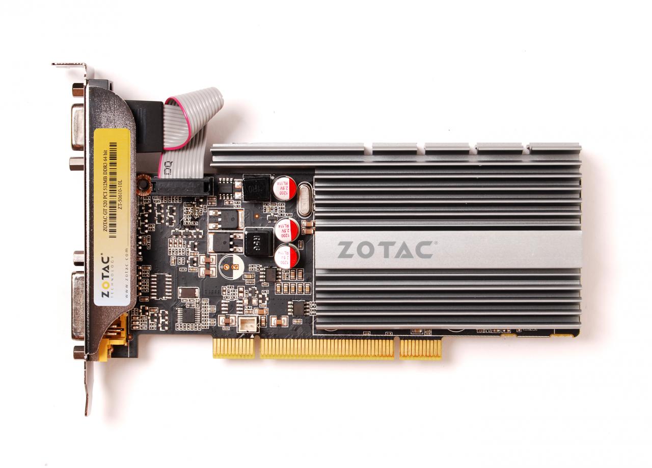 [28/09/2011] Zotac Gefoce GT 520 mit PCI und PCI-E-x1 vorgestellt (9)