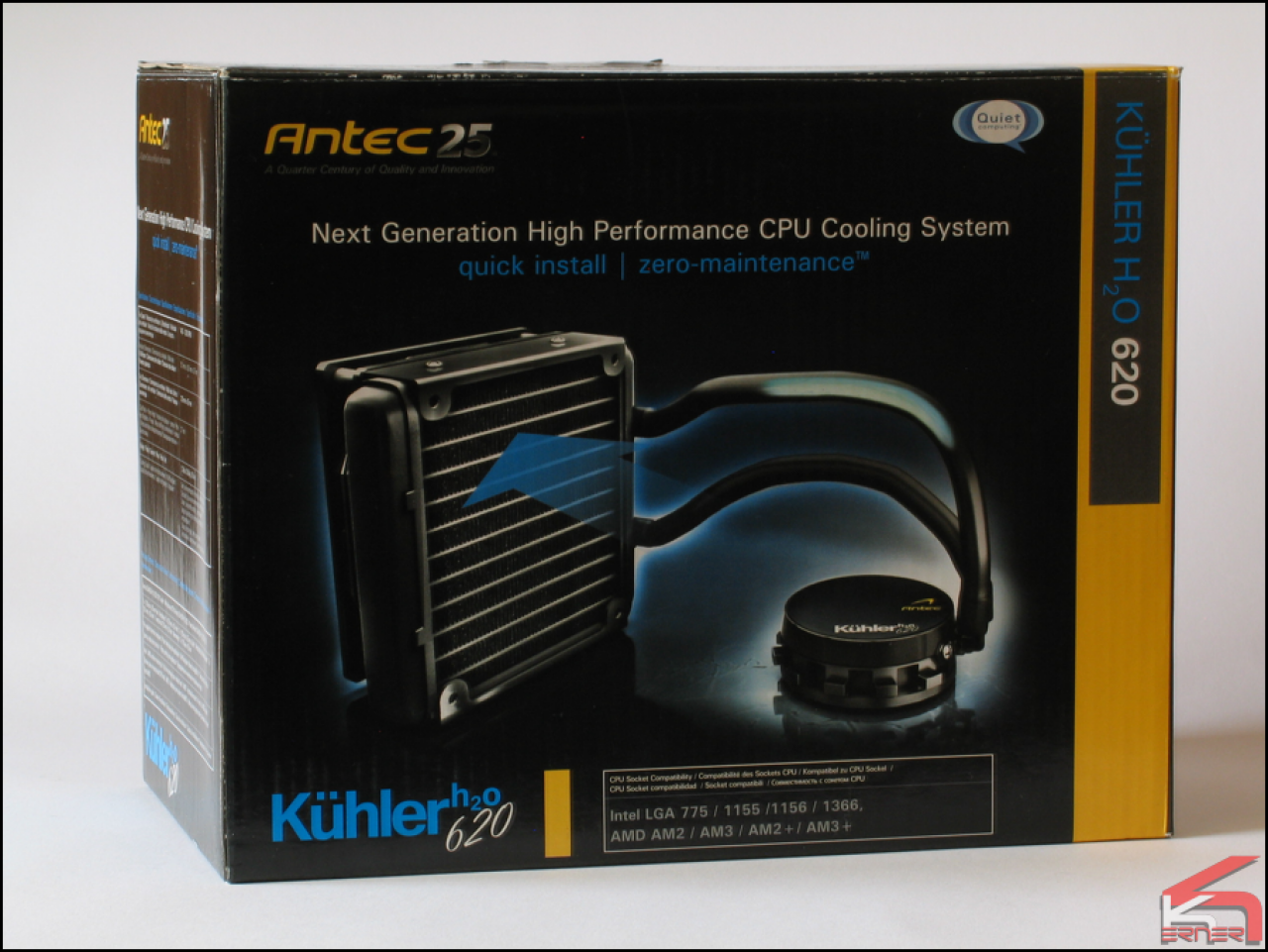 [11/09/2011] Antec Kühler H2O 620 im PCGHX-Test: Wasserkühlung als Neuland für Antec (3)