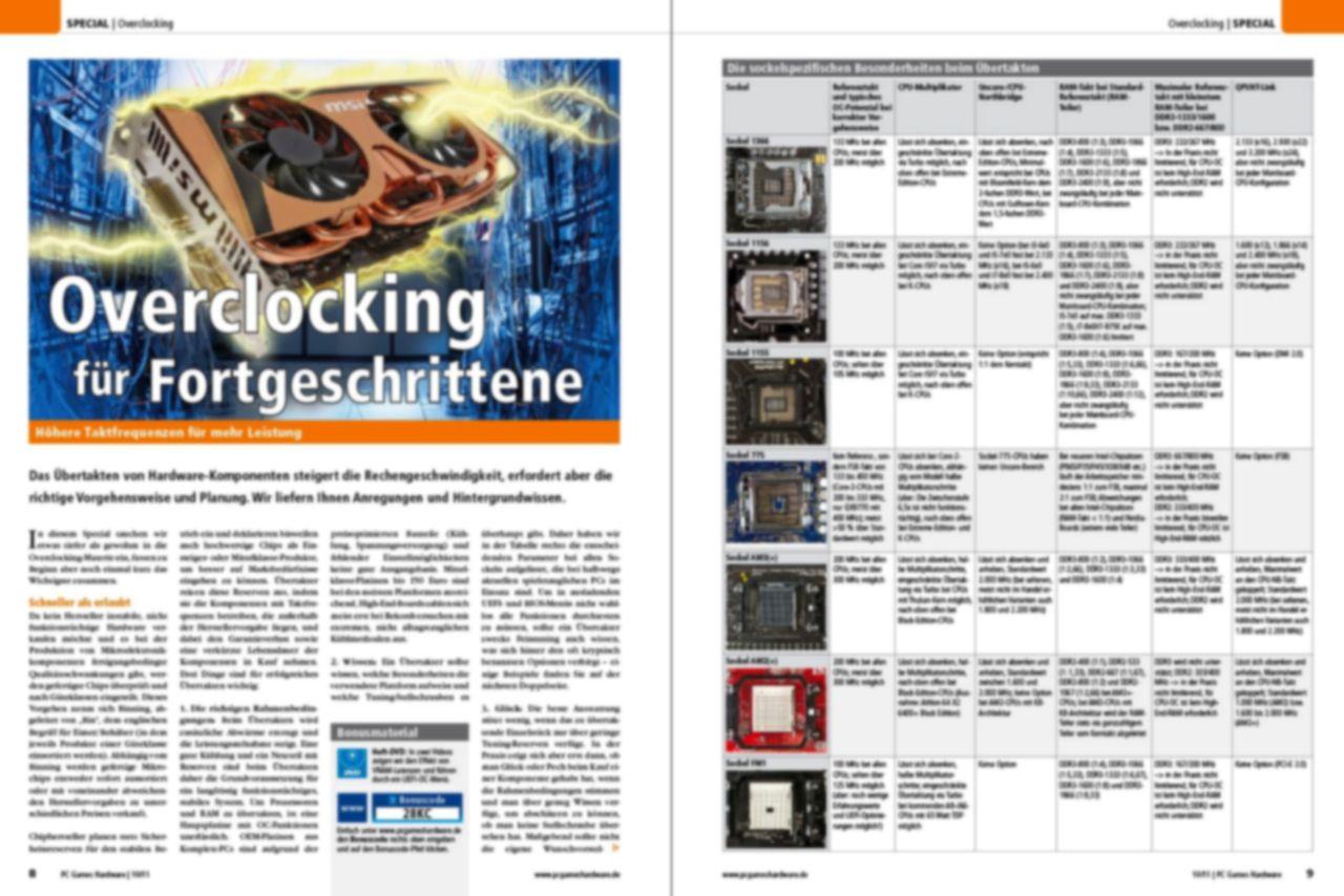 [02/09/2011] Overclocking für Fortgeschrittene in der PCGH 10/2011 (1)