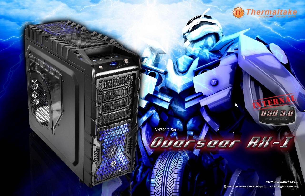 [19/09/2011] Thermaltake stellt das Gamer-Gehäuse Overseer RX-I vor (3)