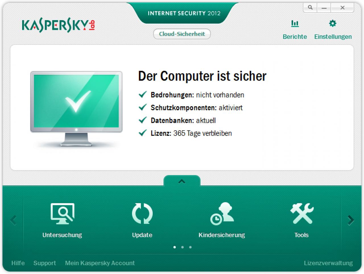 [31/10/2011] Platz 02: Kaspersky InternetSecurity 2012 - Malware-Schutz: 6,0 Punkte; Malware-Entfernung: 4,5 Punkte; Performance/Bedienung: 5,0 Punkte; Summe: 15,5 Punkte - Im PCGH-Preisvergleich suchen
