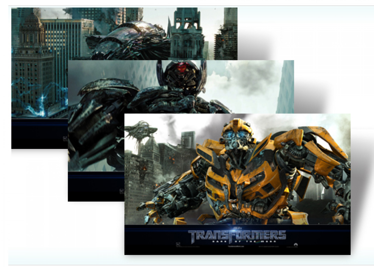 [13/10/2011] Sie mögen die großen Roboter aus Transformers? Dann sind die drei wechselnden Wallpaper genau das Richtige für Sie. Download