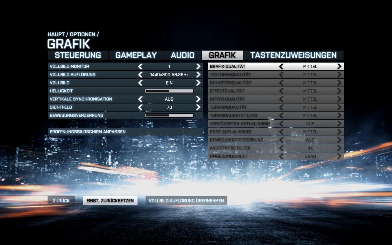 [26/10/2011] 10 Einstellung Mittel Battlefied 3