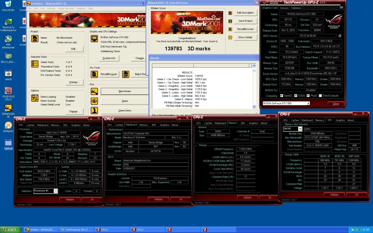 [31/10/2011] Single-GPU-Rekord im 3DMark 2001 SE
