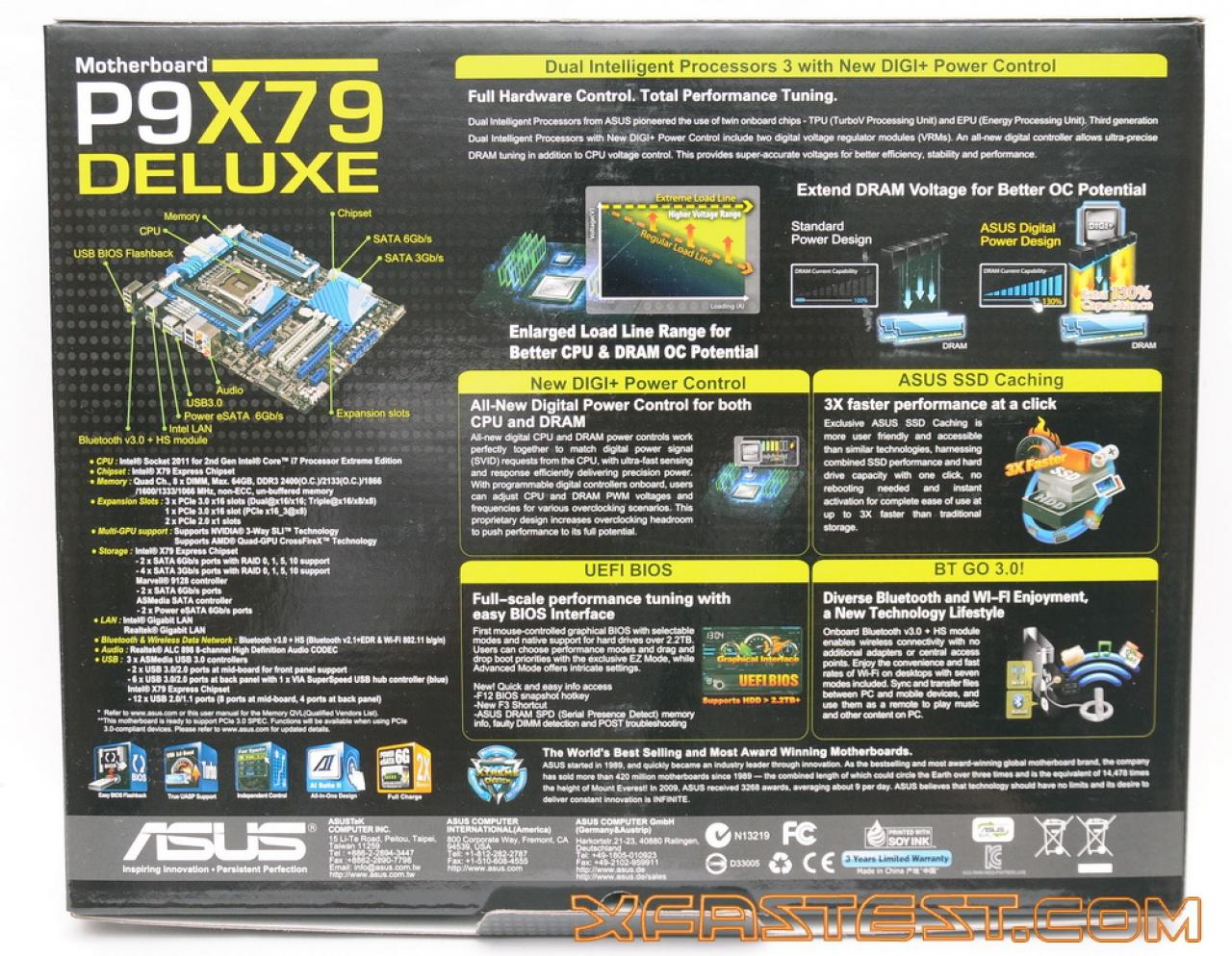 [10/10/2011] Erste Bilder des Asus P9X79 Deluxe mit acht DIMM-Bänken (2)