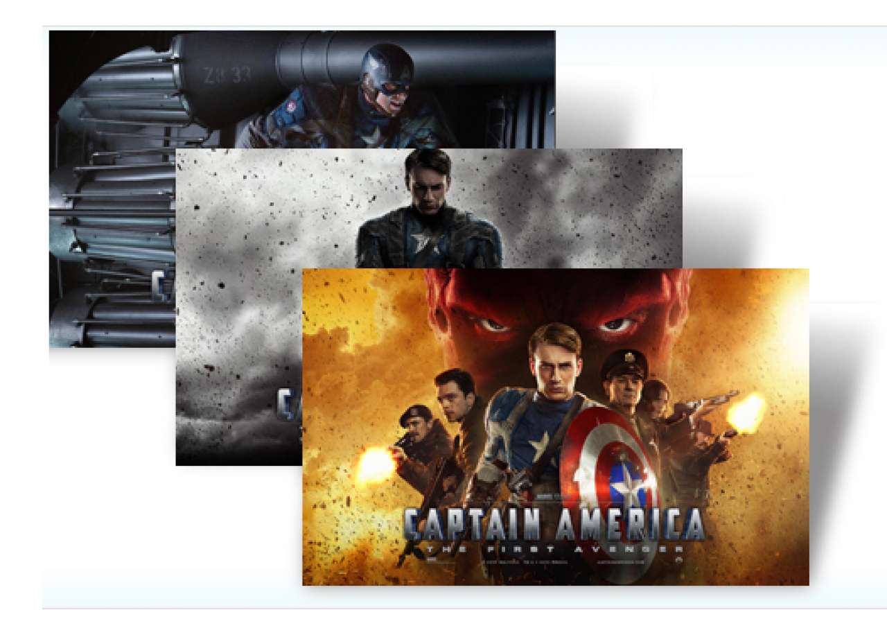 [13/10/2011] Ihr Desktop könnte mit diesem Theme, im Captain-America-Look erscheinen. Download
