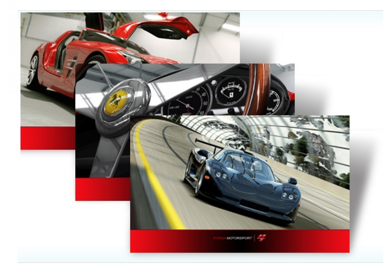 [13/10/2011] Ein Theme im sportlichen Forza-Design und mit drei wechselnden Wallpaper-Bildern. Download