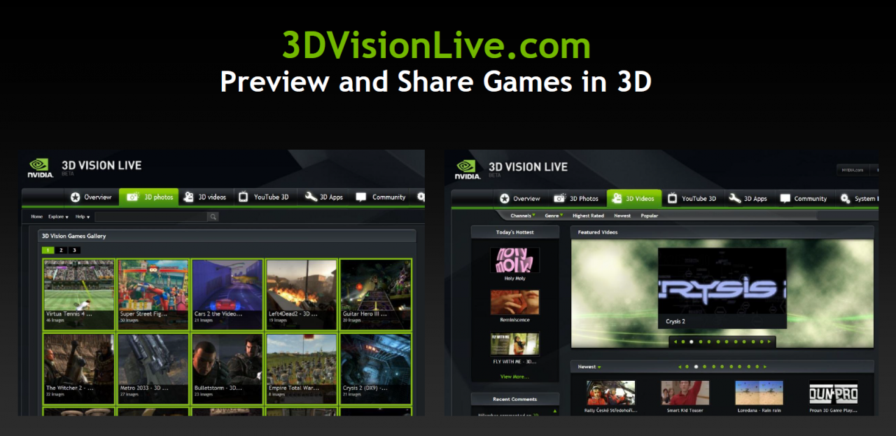 [09/10/2011] 3D-Vision-Live-Webseite