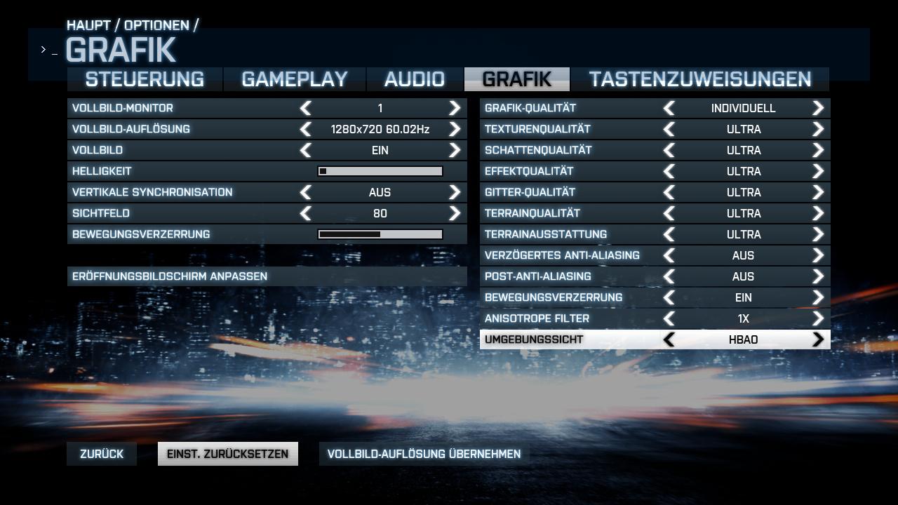 [21/10/2011] Battefield 3: Maximale Details (Ultra) im Grafikmenü
