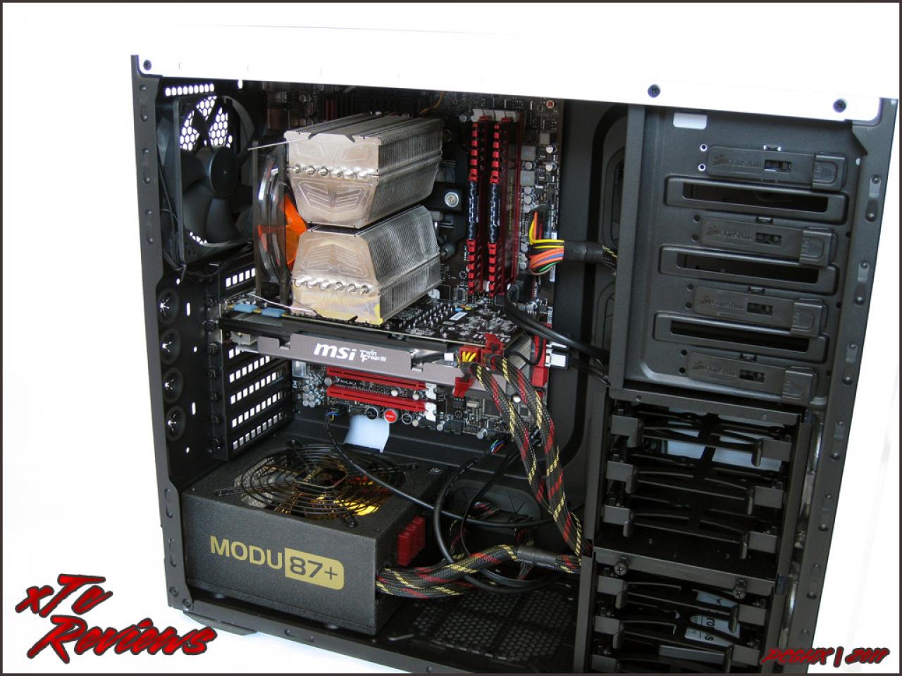 [28/10/2011] Corsair Carbide 500R Arctic White im PCGHX-Test. (2)
