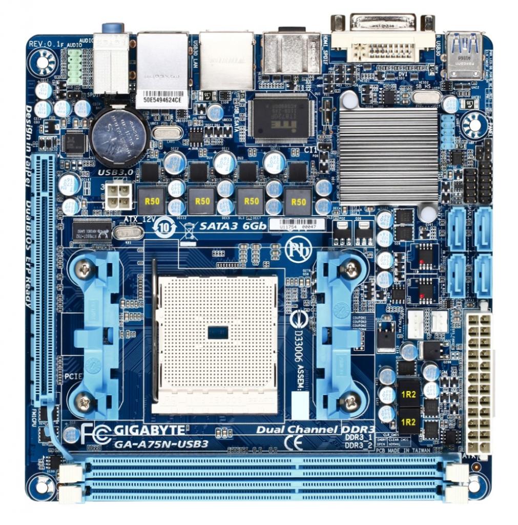 [28/10/2011] GA-A75N-USB3 : Gigabytes erstes Mini-ITX-Board für Llano. (3)