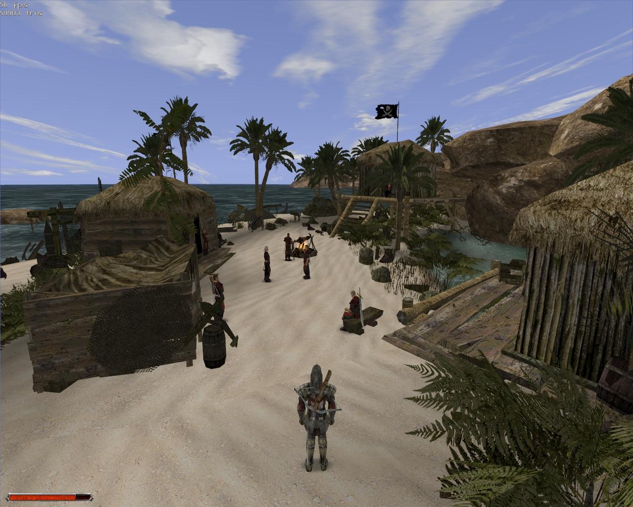 [25/10/2011] Gothic 2 (2002) + Die Nacht des Raben (2003): Die Zahl Pi + Raten ergibt ... einen hübschen Strand in der Addon-Welt.