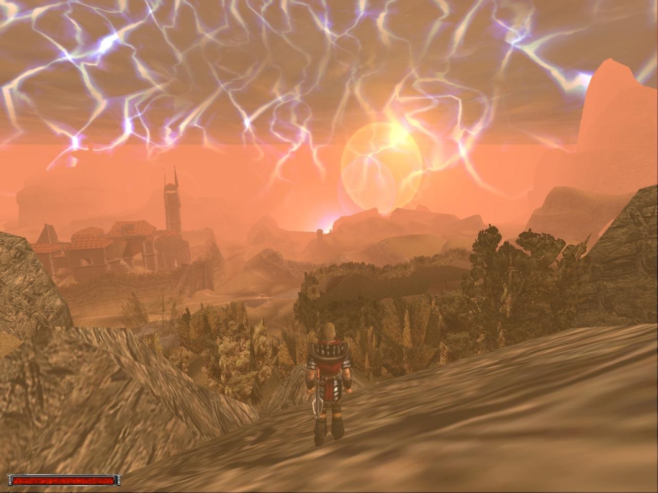 [25/10/2011] Gothic (2001): Screenshot mit maximaler Qualität, angefertigt auf einer Voodoo5 5500 mit 2x SGSSAA.