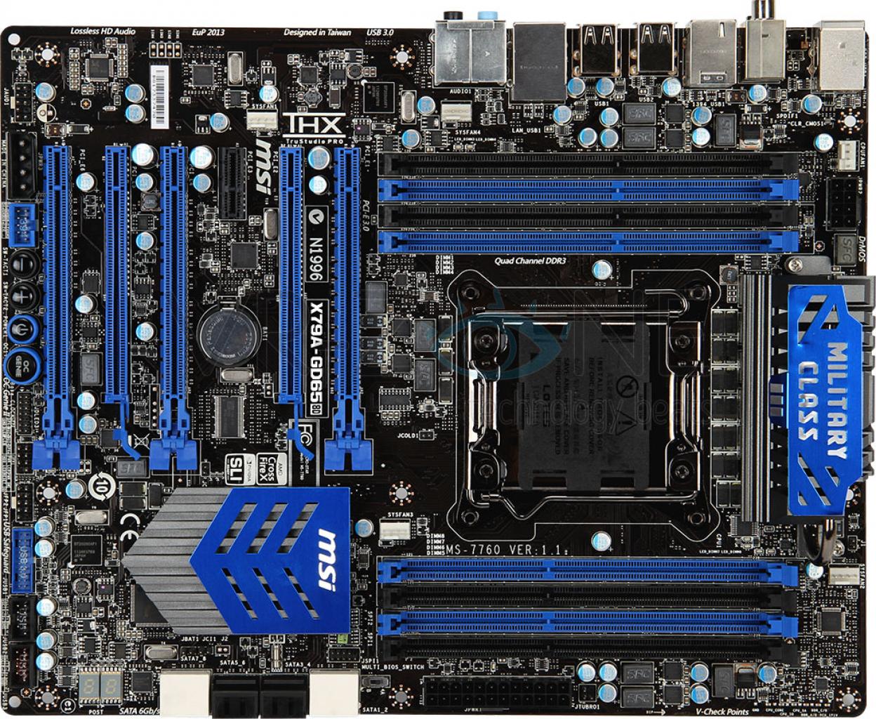 [20/10/2011] Sandy-Bridge-E: Bilder zum MSI X79A-GD65 8D-Mainboard aufgetaucht (3)