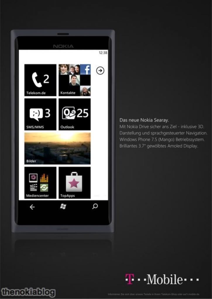 [04/10/2011] Nokia Searay mit Windows Phone 7.5 Mango.