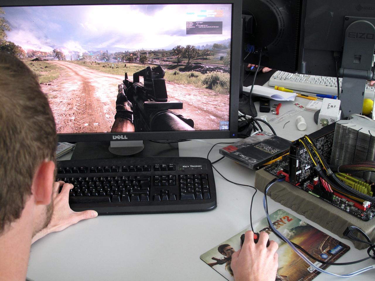 [07/10/2011] Shooter-Spezialist Marc Sauter freut sich darüber, dass DICE die Spielkarte Caspian Border am Freitag für die Öffentlichkeit freigegeben hat. Ein ideales Test-Terrain für den Prozessor, den er diese Woche erstmalig in Händen halten durfte.