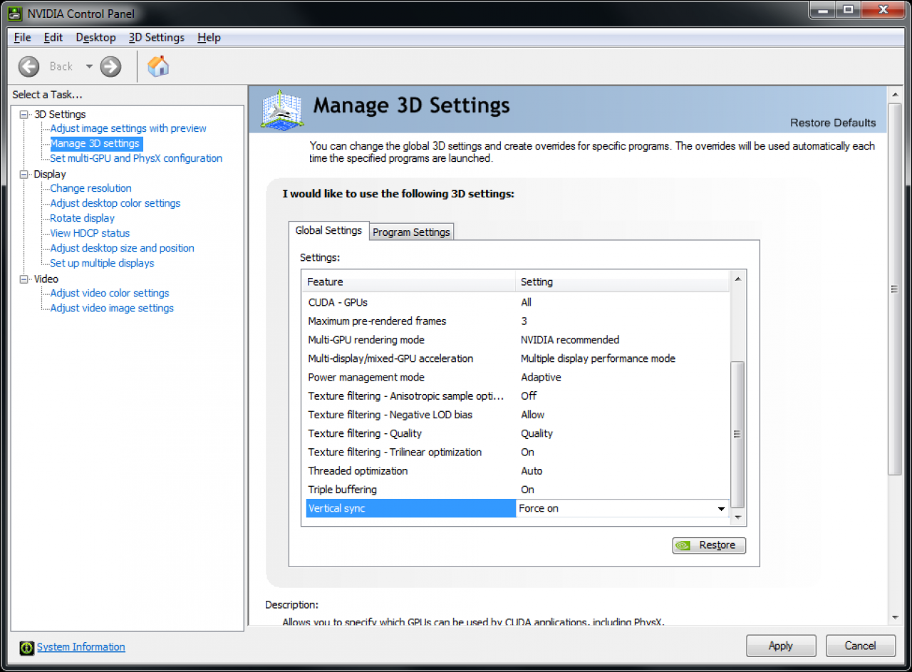 [05/10/2011] VSync und Triple Bufferung bei Rage (Geforce)