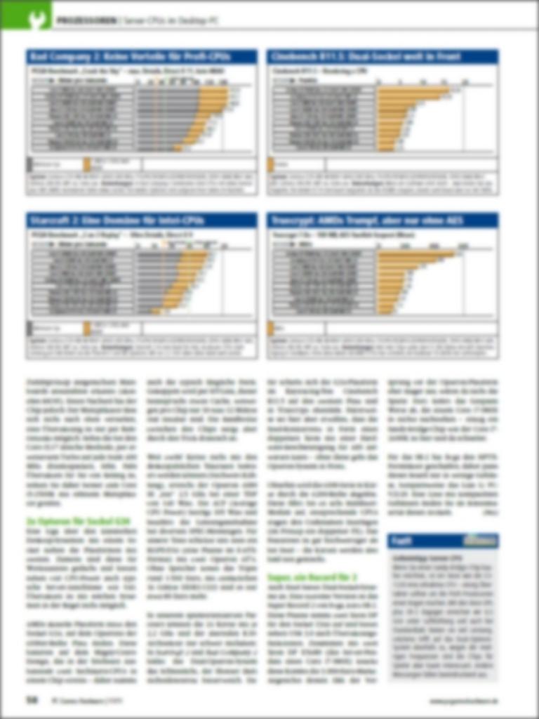 [05/10/2011] Server-CPUs im Desktop-PC: Vorschau auf PCGH 11/2011 (3)