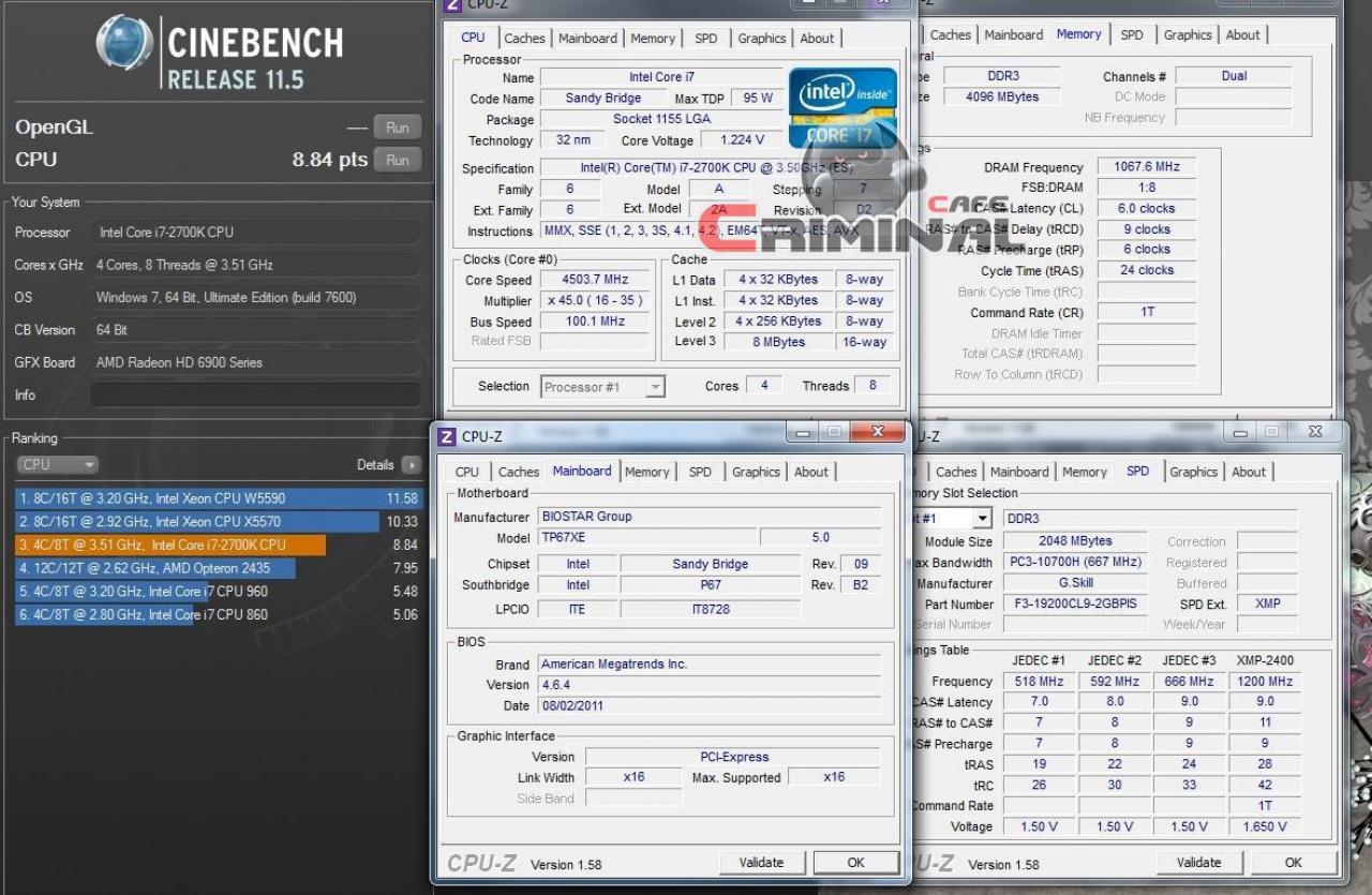 [20/10/2011] Neue Lebenszeichen vom Core i7 2700k - Anwender übertaktet ES auf 5,0-GHz. (3)