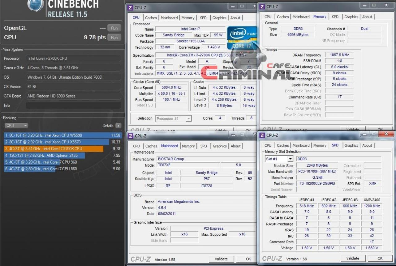 [20/10/2011] Neue Lebenszeichen vom Core i7 2700k - Anwender übertaktet ES auf 5,0-GHz. (4)
